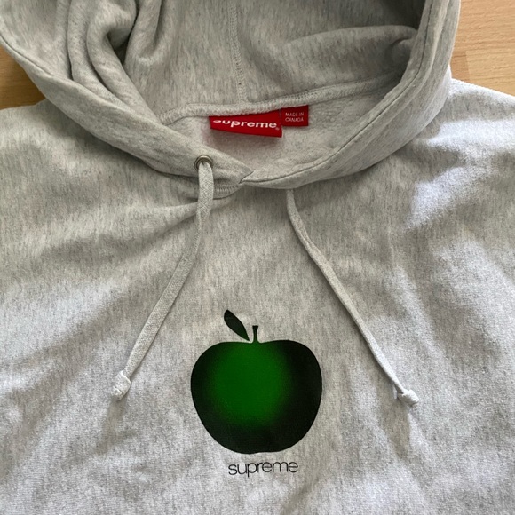 supreme green apple hoodie